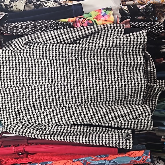 Long houndstooth jacket - Picture 2 of 2